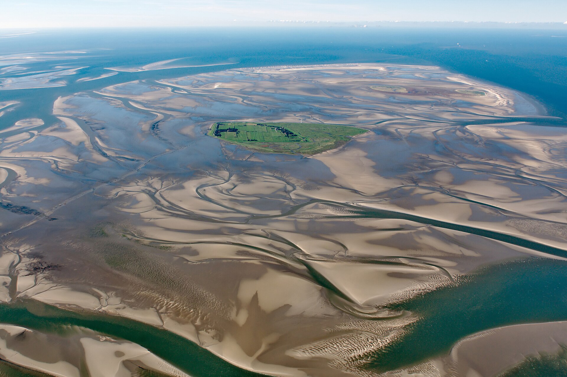 Deutsches Wattenmeer bei Ebbe
